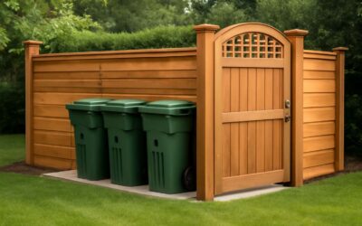 Stylish Fences to Hide Trash Cans and Improve Your Yard’s Curb Appeal