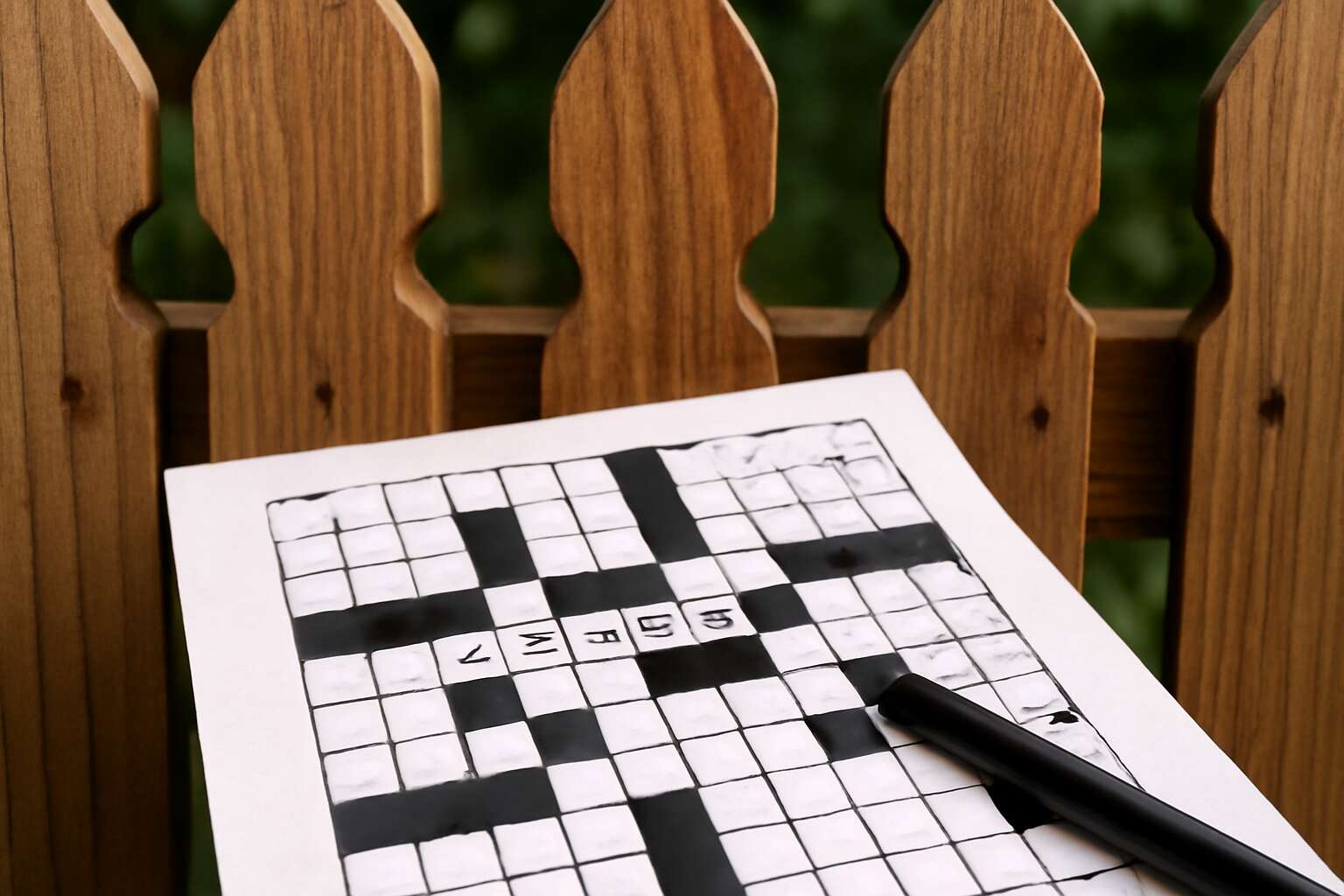 fences crossword clue