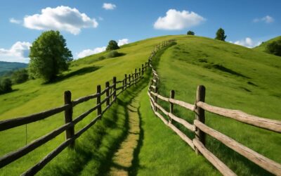 Charming Ways to Secure Your Property with Fences on Hills