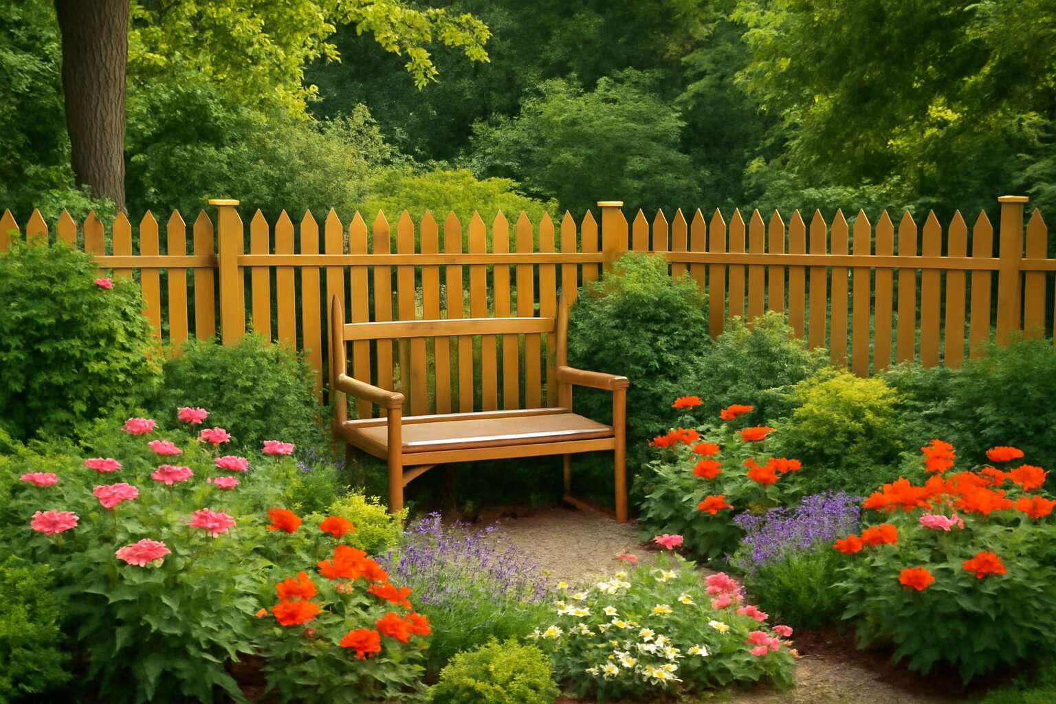 fences for gardens