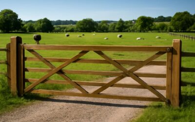 Upgrade your ranch with farm gates 12 foot for secure, stylish fencing.