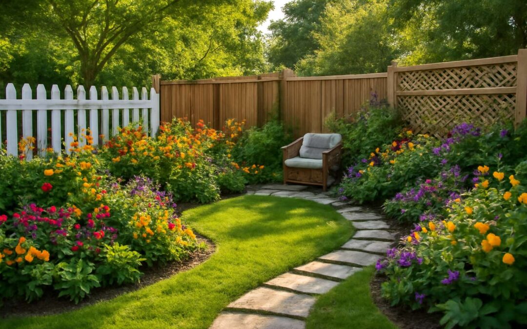 Chic yard makeover with fences garden ideas to inspire your outdoor space