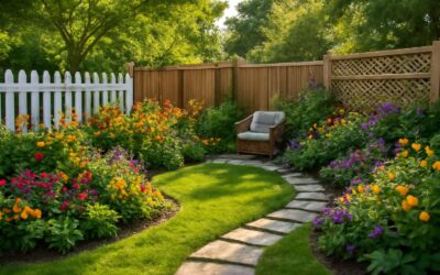 Chic yard makeover with fences garden ideas to inspire your outdoor space