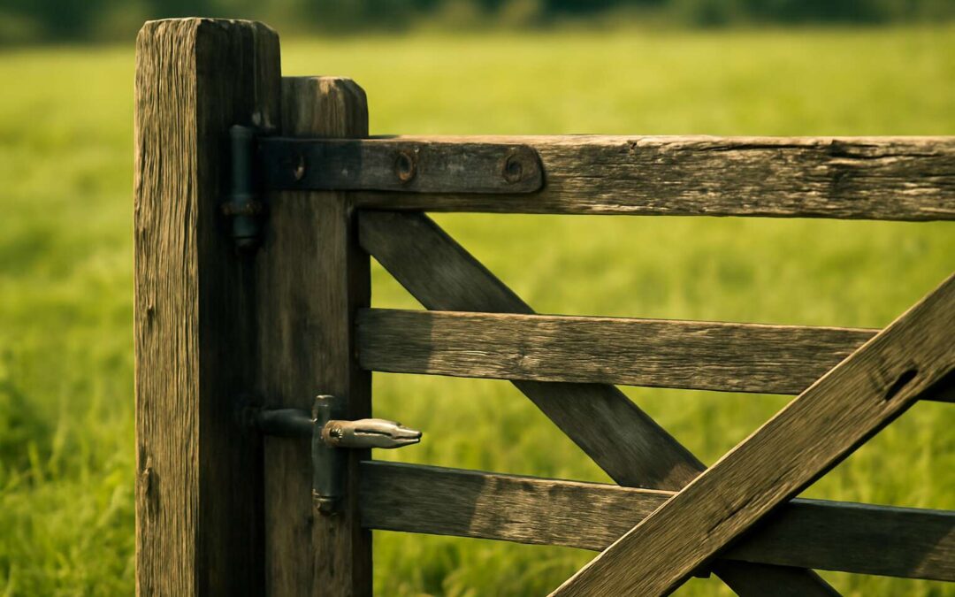 Discover rustic charm and durability: what are farm gates made of?