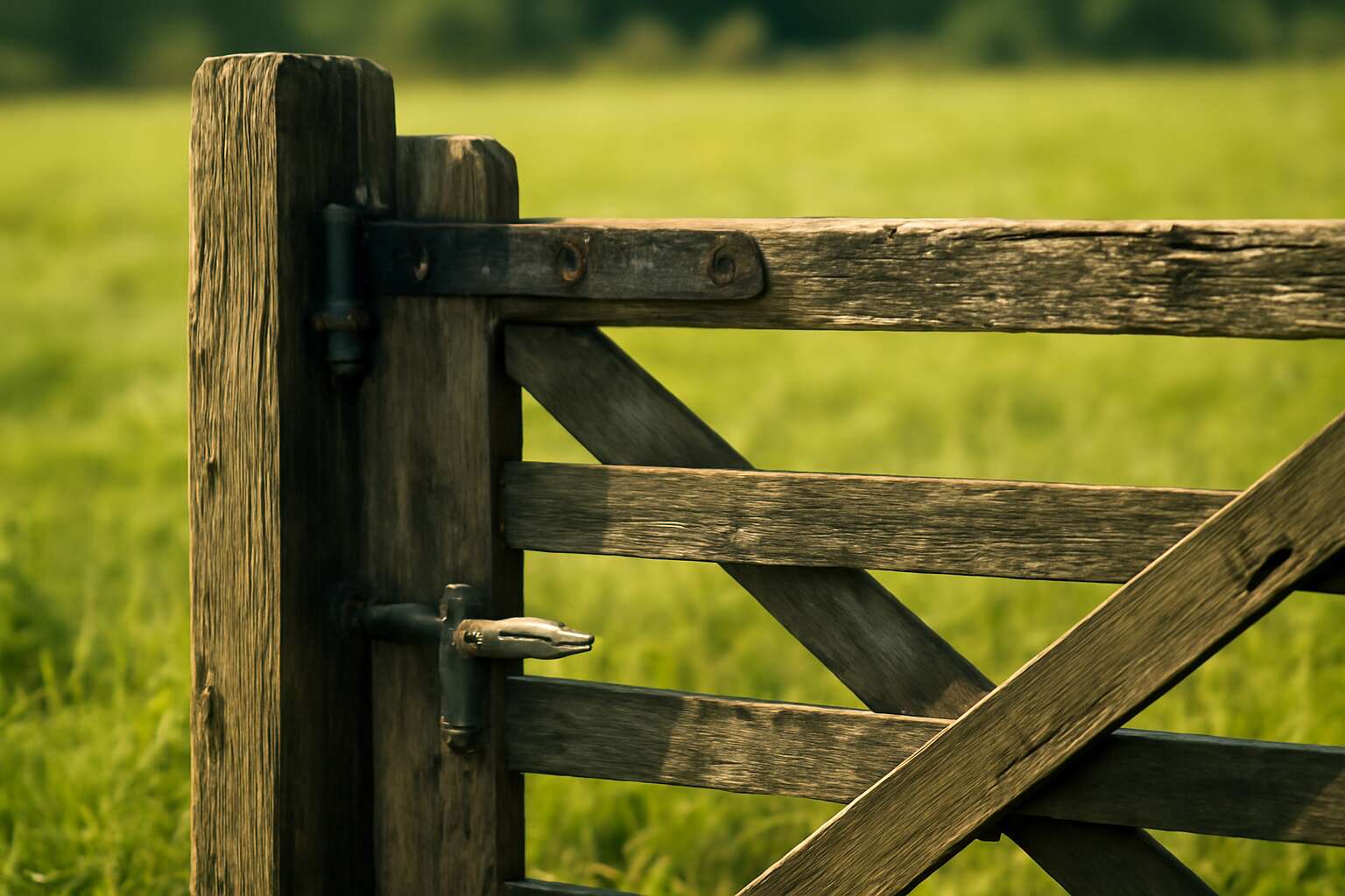 what are farm gates made of