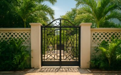 Stunning yards: beautiful fences and gates in nigeria showcase luxury and security