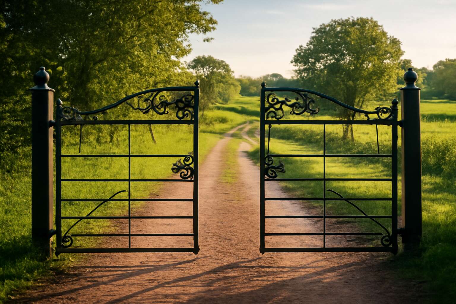 farm gates double