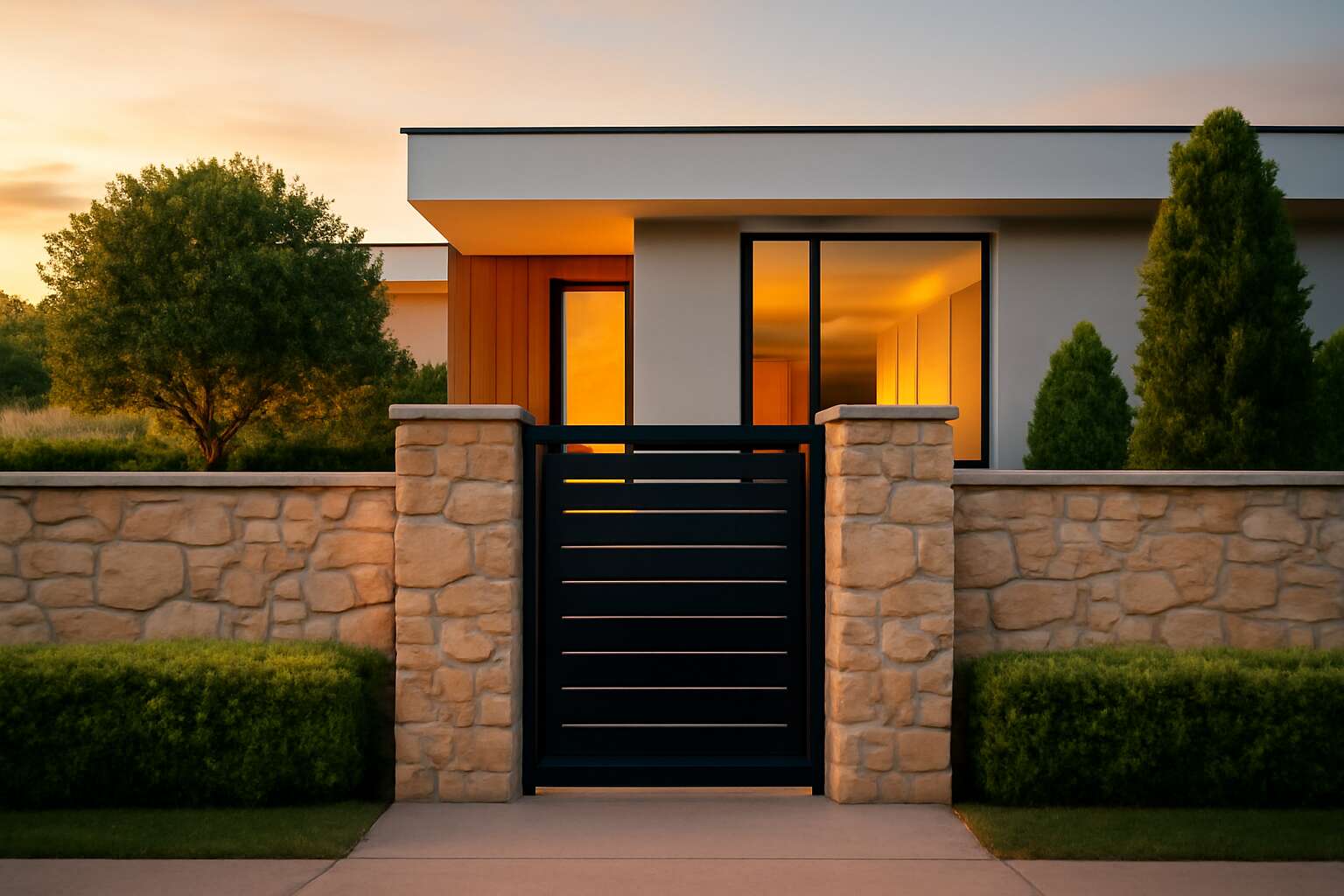 wall fences and gates designs