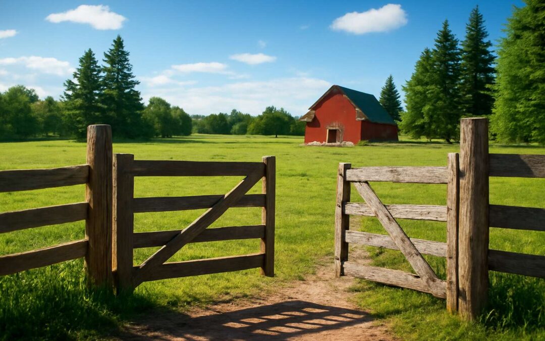 Discover farm gates canada: durable, stylish fencing that protects your fields and livestock.