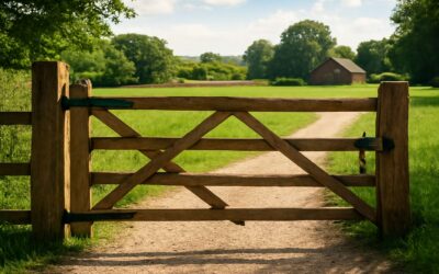 Upgrade your fence style with farm gates at home depot for instant curb appeal.