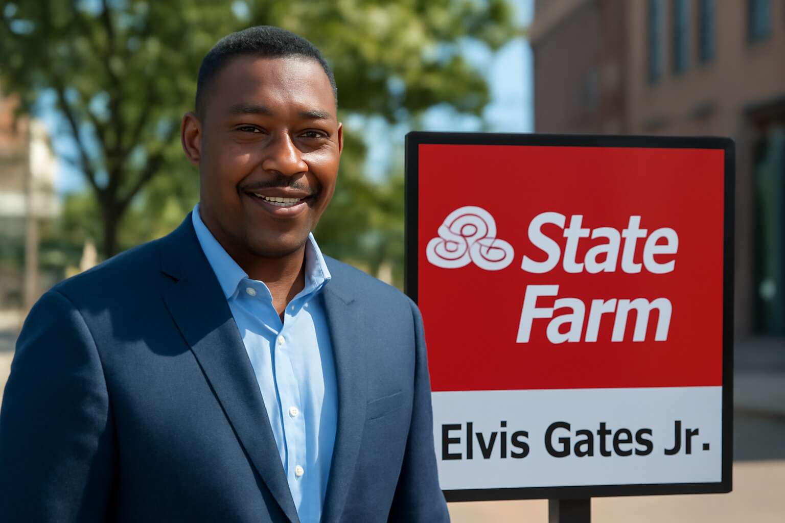 state farm elvis gates jr photos