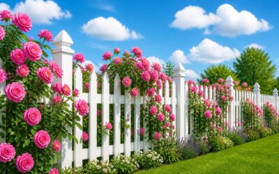 Picket fences white boost home value with classic appeal.