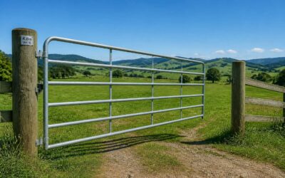 Farm Gates 4.8 open smoothly and hold tight.