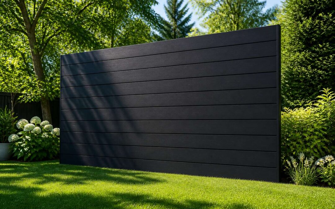 Fences without digging holes provide quick, clean installation.