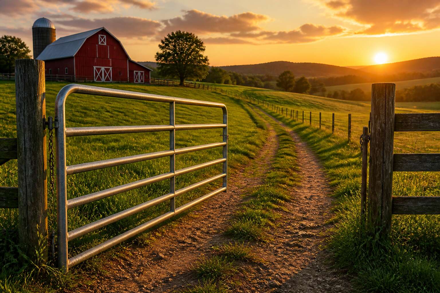 9ft farm gates