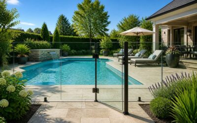 Fences around pools save lives and satisfy local safety laws.