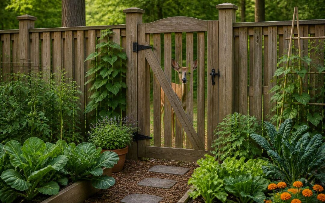 Fences to keep deer out of garden, the smart way to protect your plants.