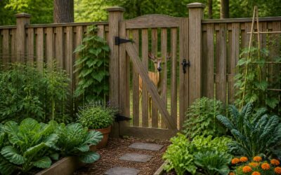 Fences to keep deer out of garden, the smart way to protect your plants.